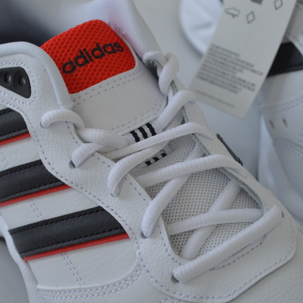 Adidas strutter leather white sneaker shoes men nw - Picture 14 of 14